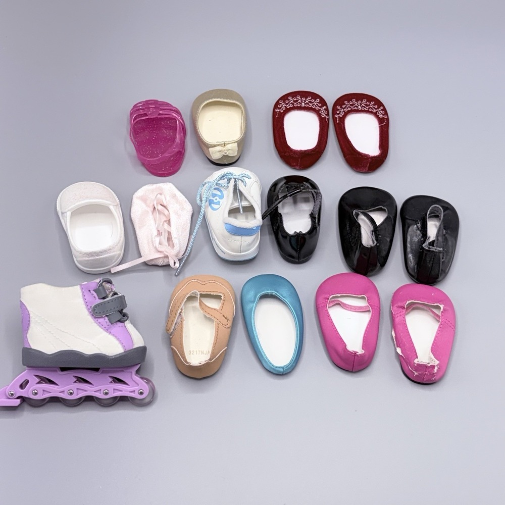 Lot of American Girl 18" Doll Shoes Flawed Or Singles Tlc Lot
